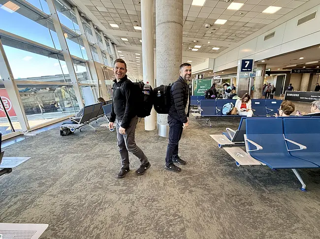 Andy & trai at Jorge Newberry Airport