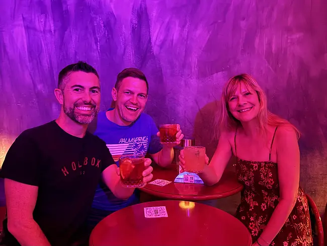 Trai, Andy at Feliza Gay & Lesbian Bar