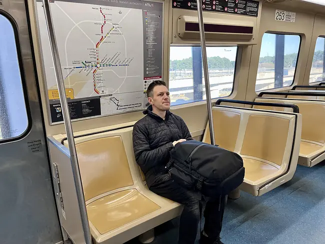 MARTA Airport Train to Midtown