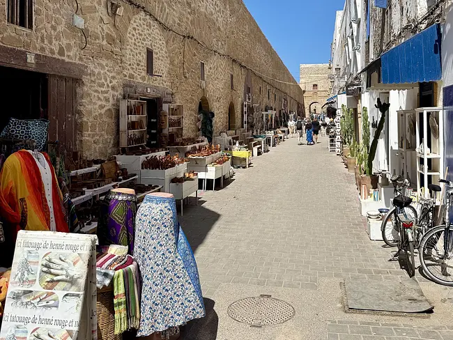 Art-filled Street in the Medina