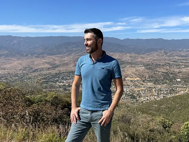 Trai and Oaxaca Views from Monte Albán