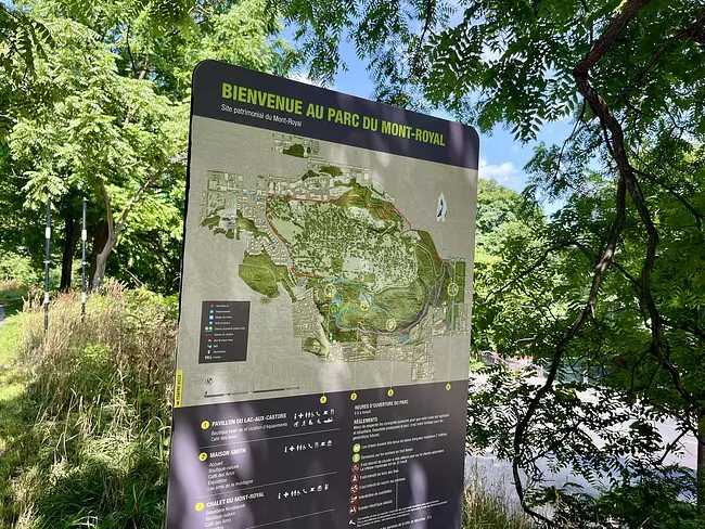 Map of Mount Royal