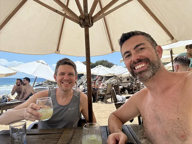 Andy & Trai at Hotel El Alquimista