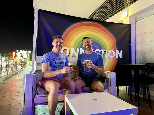 Andy & Trai at Connection Terrace Bar