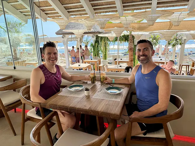 Lunch at Eden Beach Club