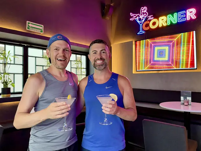 Andy & Trai at Corner Bar