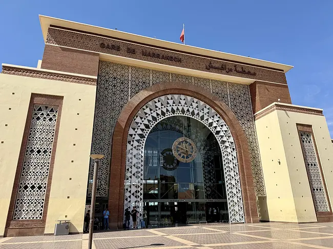 Marrakech Train Station - Facade