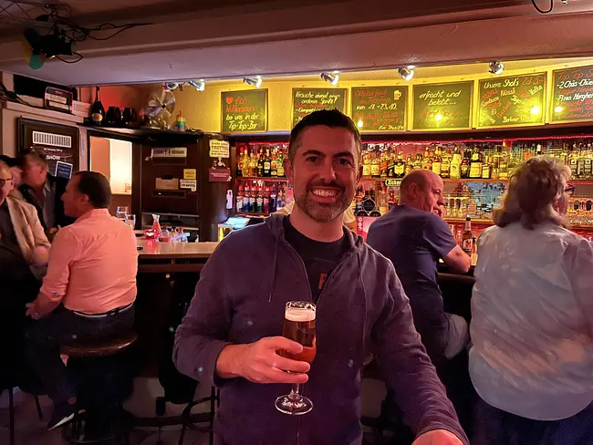 Trai at Petra's Tip Top Bar