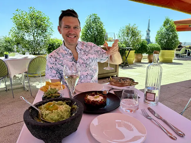 Andy at Four Seasons Madrid restaurant Dani Brasserie