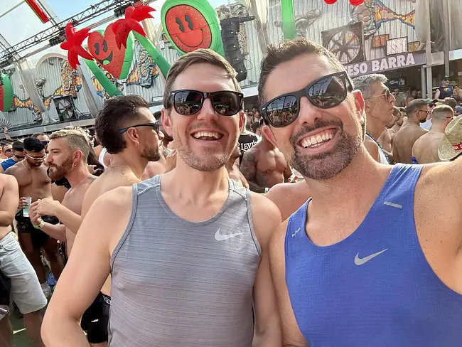Andy & Trai at Pride Party at Fabrik
