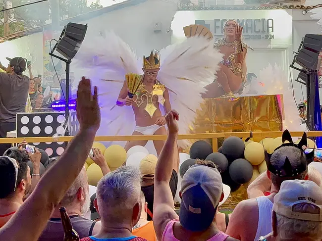 Floats at Vallarta Pride