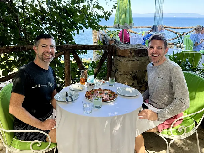 Trai & Andy at Villa Mabrouka Lucas Terraza