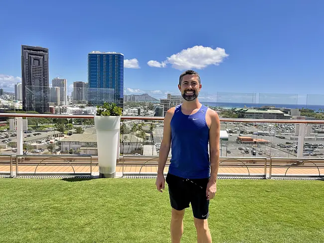 Trai aboard the Celebrity Eclipse at the Honolulu Cruise Port