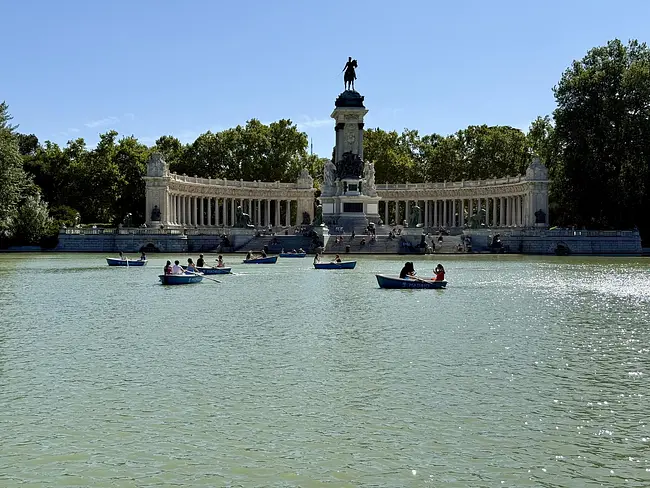 Row Boats in Retiro Park