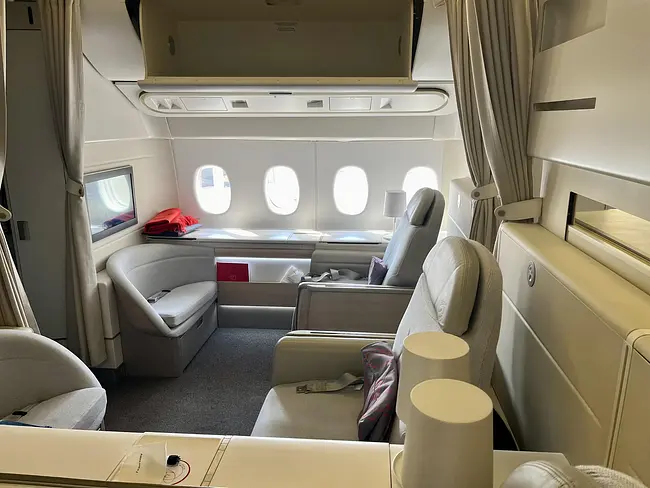 Walking past La Première (First Class)