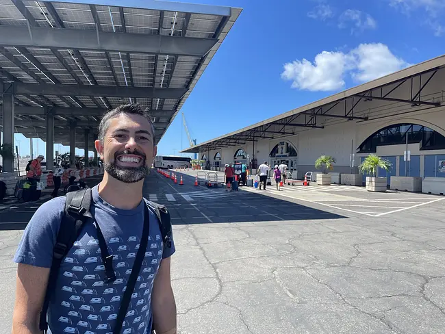 Trai at the Honolulu Cruise Port