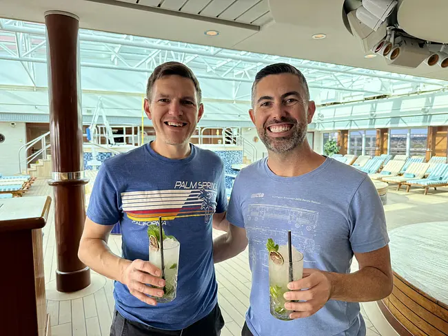 Andy & Trai at the Pavillion Pool & Deck Bar