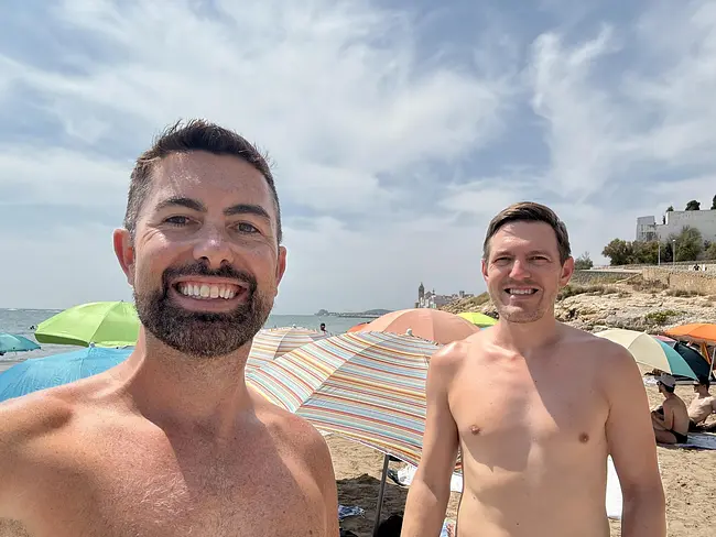 Trai & Andy at Balmins Beach