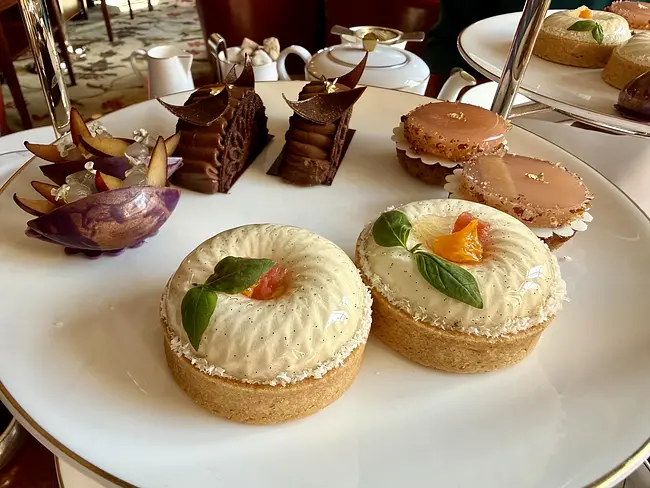 Afternoon Tea Pastries at Raffles London at The OWO