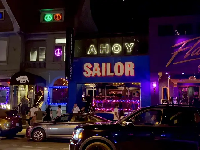 Woody's, Sailor, & Flash Toronto nightlife street view