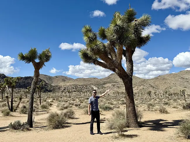 Trai at Joshua Tree National Park