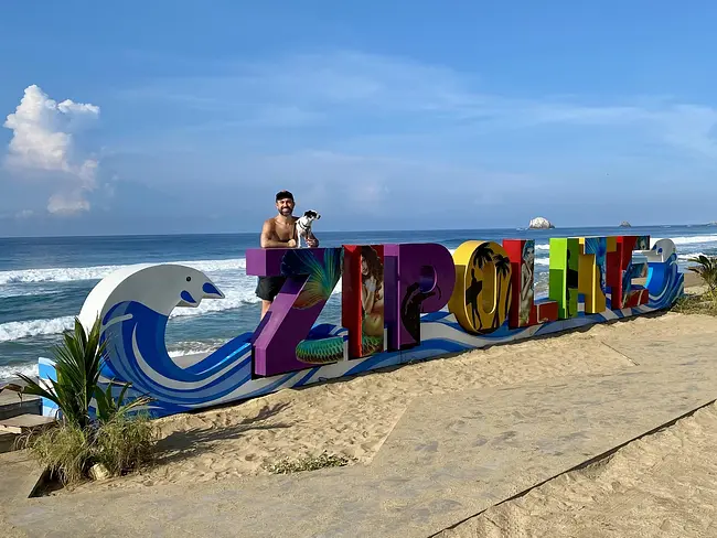 Colorful Zipolite Letters